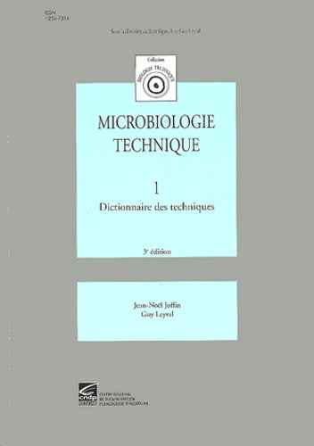Microbiologie technique, tome 1 : Dictionnaire des techniques