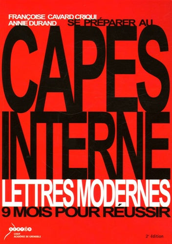 Se préparer au CAPES Interne Lettres modernes