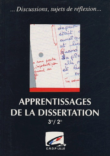 Apprentissages de la dissertation, 3e-2de