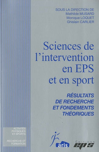 Sciences de l'intervention en EPS et en sport