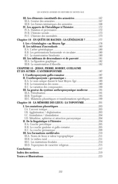 Sciences annexes en histoire du Moyen Âge
