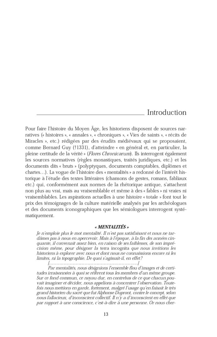 Sciences annexes en histoire du Moyen Âge