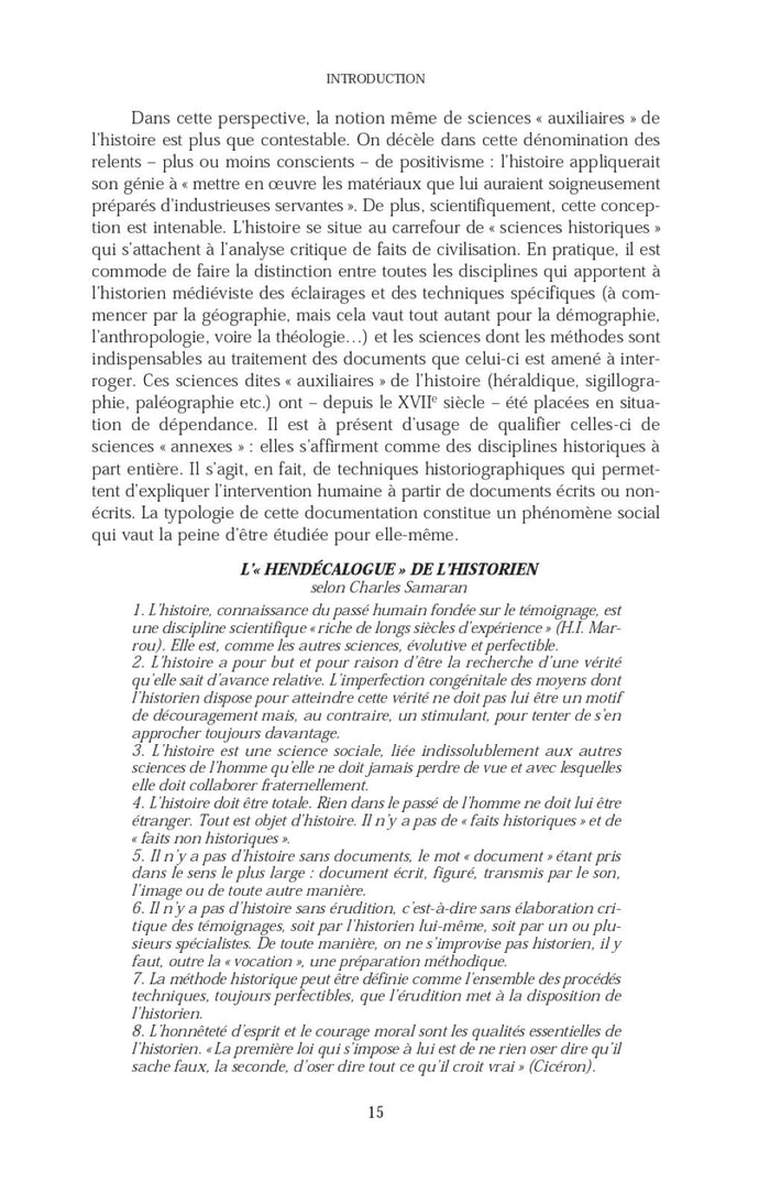 Sciences annexes en histoire du Moyen Âge