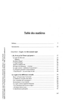 Subversions du sujet