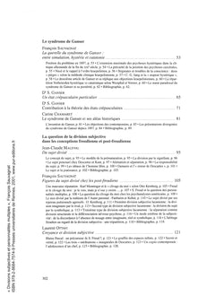 Divisions subjectives et personnalités multiples