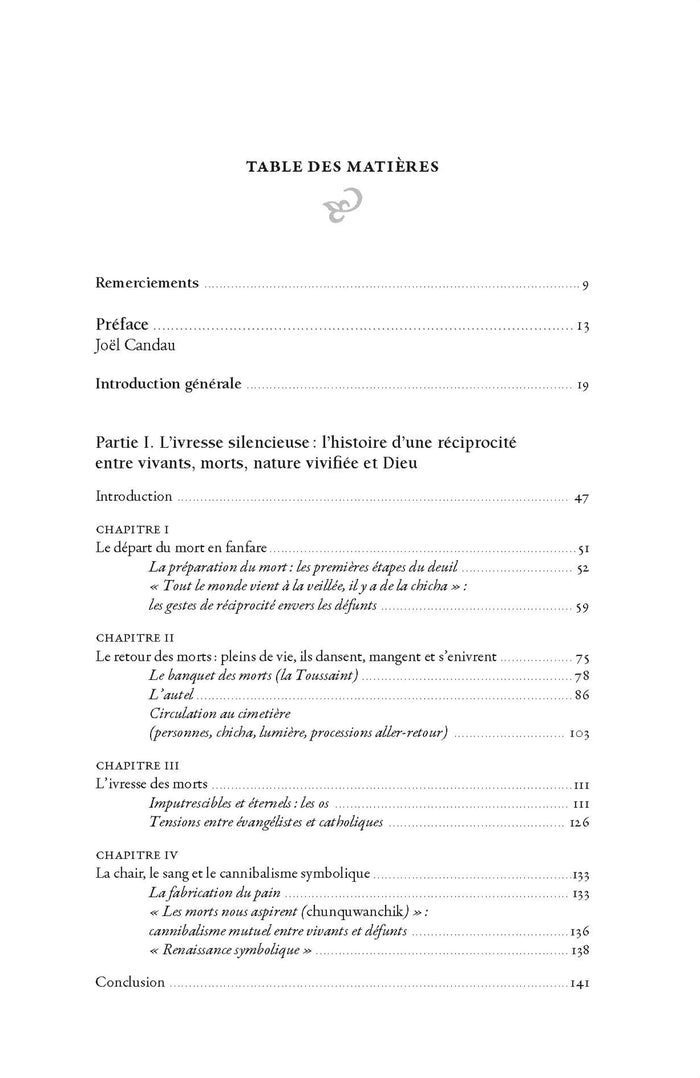 Boire avec les morts