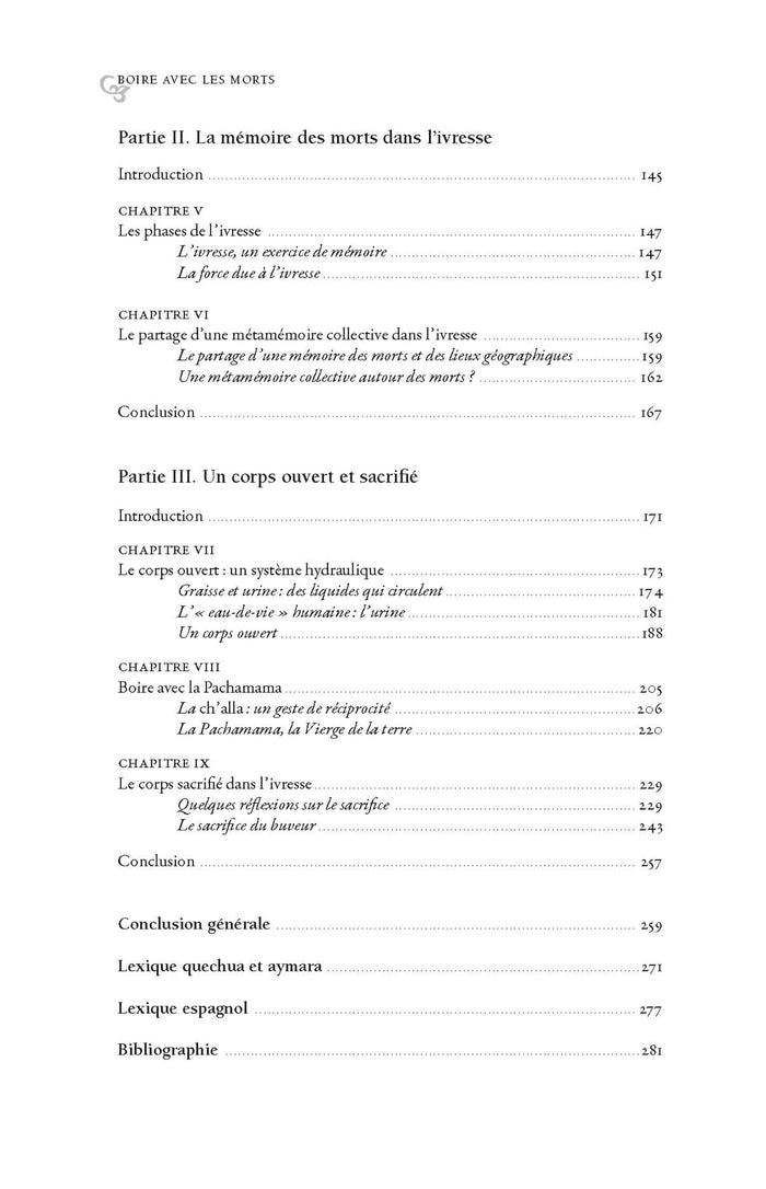 Boire avec les morts