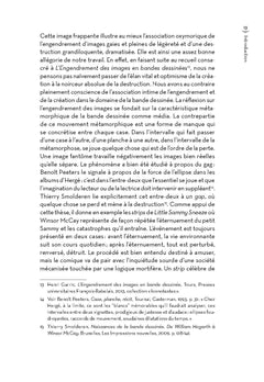 La destruction des images en bande dessinée