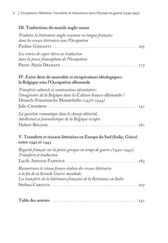 Circulations littéraires