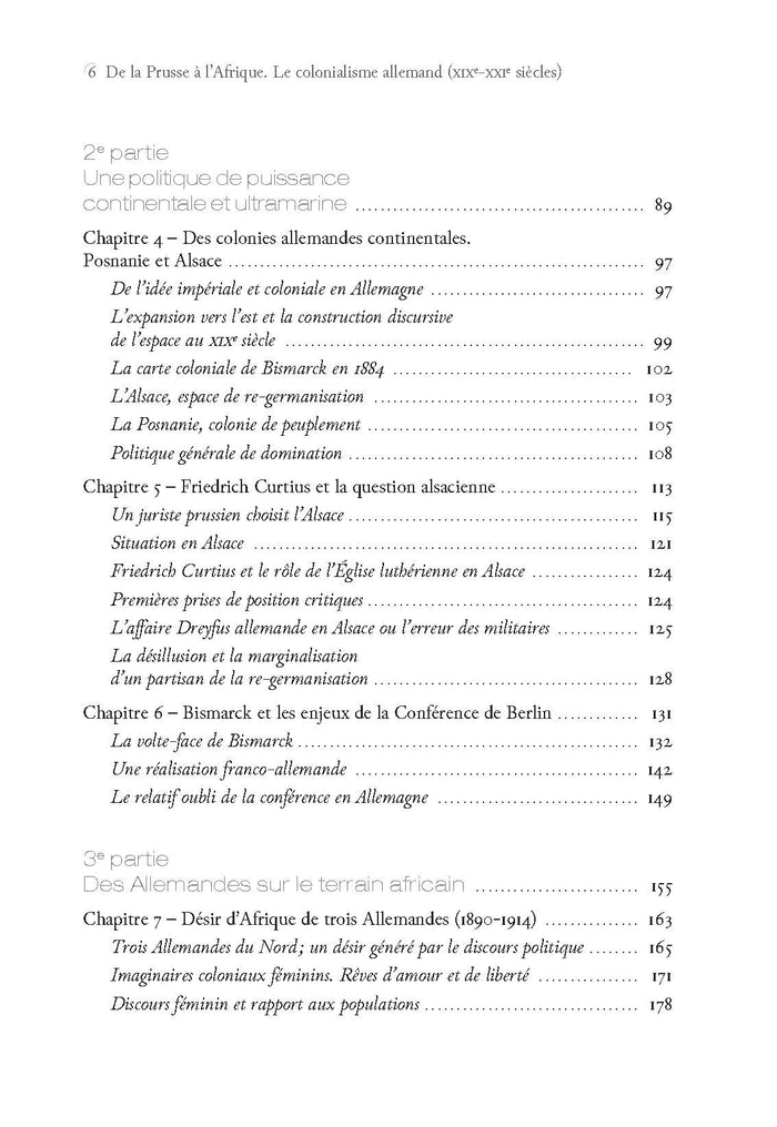 De la Prusse à l'Afrique