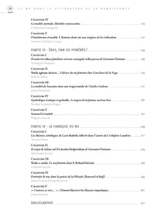 Le nu dans la littérature de la Renaissance