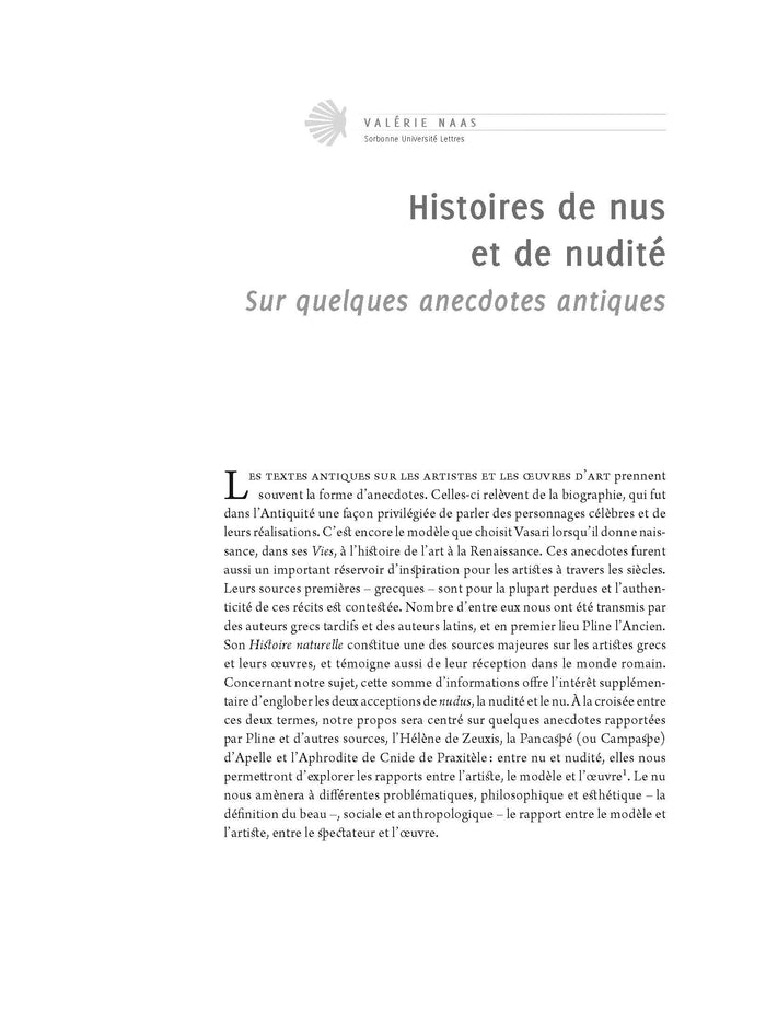 Le nu dans la littérature de la Renaissance