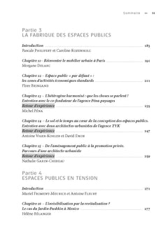 Les espaces publics urbains