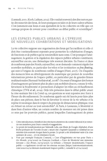 Les espaces publics urbains