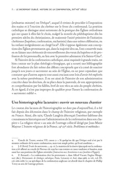 Le sacrement oublié