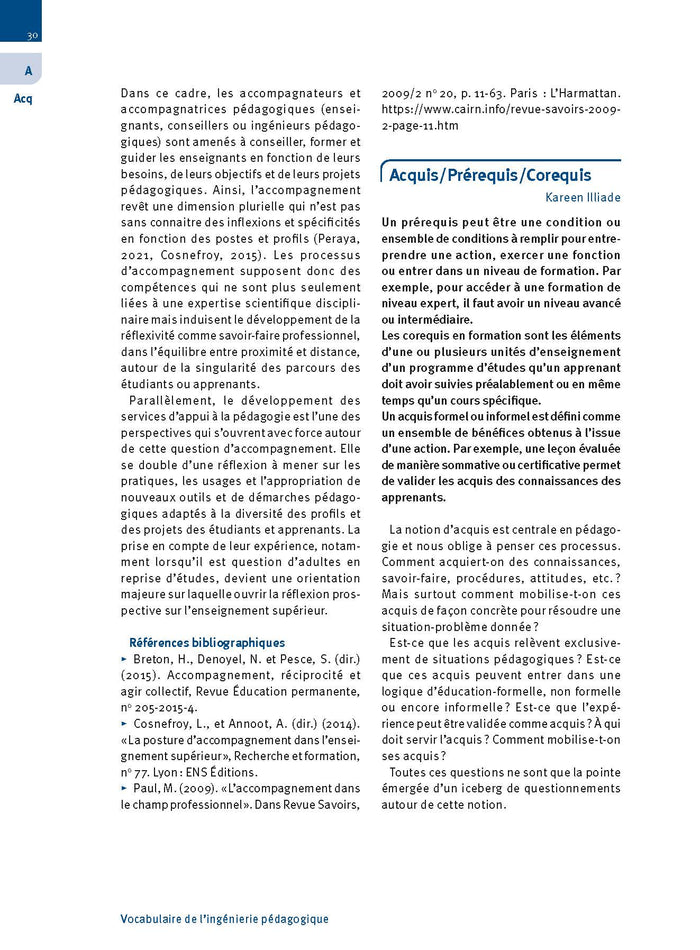 Vocabulaire de l'ingénierie pédagogique