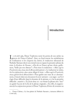 Genèses d'une oeuvre de traducteur