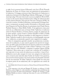 Genèses d'une oeuvre de traducteur