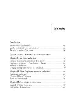 Genèses d'une oeuvre de traducteur