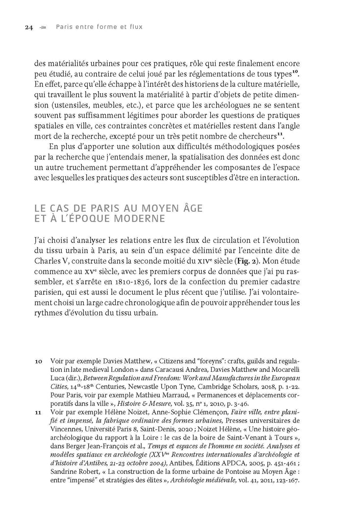 Paris entre forme et flux