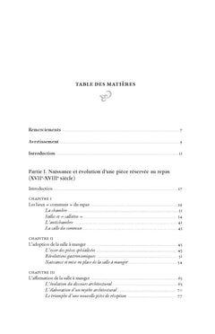 La salle à manger des Lumières