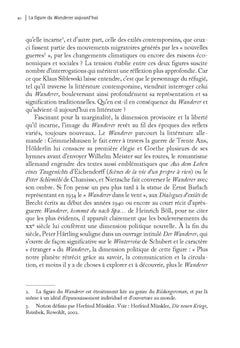 La figure du Wanderer aujourd'hui