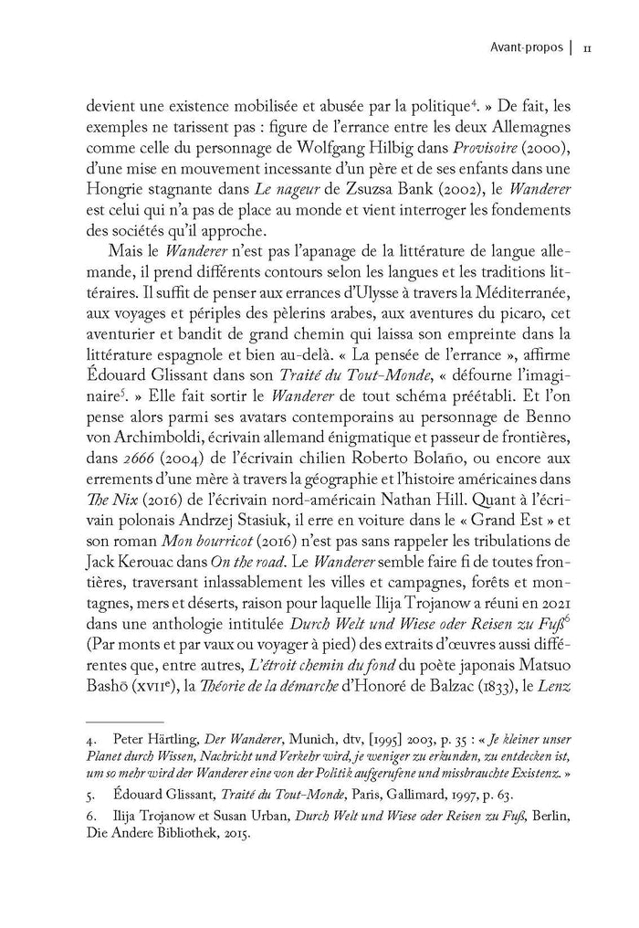 La figure du Wanderer aujourd'hui