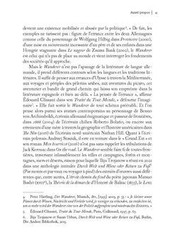 La figure du Wanderer aujourd'hui