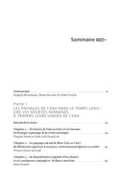 Les paysages de l'eau