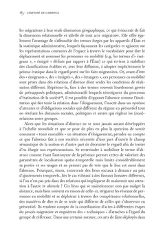 L'impensé de l'absence