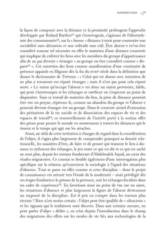 L'impensé de l'absence