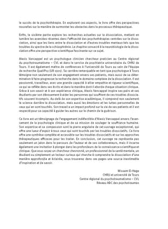 Manuel de TCC centrée sur la dissociation