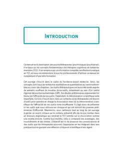 Manuel de TCC centrée sur la dissociation