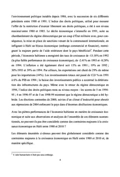 Croissance économique en Haïti