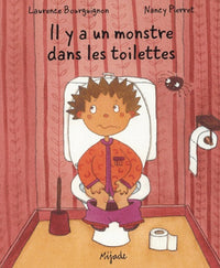 il y a un monstre dans les toilettes