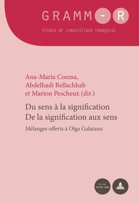 Du sens à la signification   De la signification aux sens