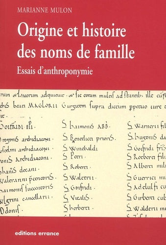 Origine des noms de famille