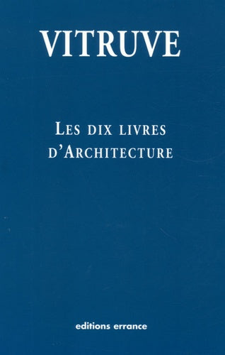 Les dix livres d'architecture de Vitruve