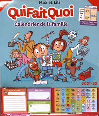 Calendrier de la famille Max et Lili qui Fait Quoi: 2021-22