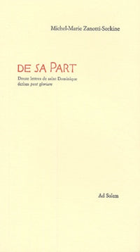 De sa part