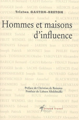 Hommes et maisons d'influence