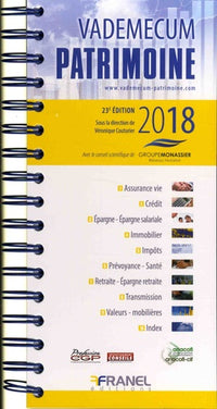 Vademecum du patrimoine 2018