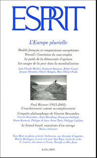 Esprit : L'Europe plurielle