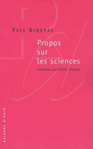 Propos sur les sciences