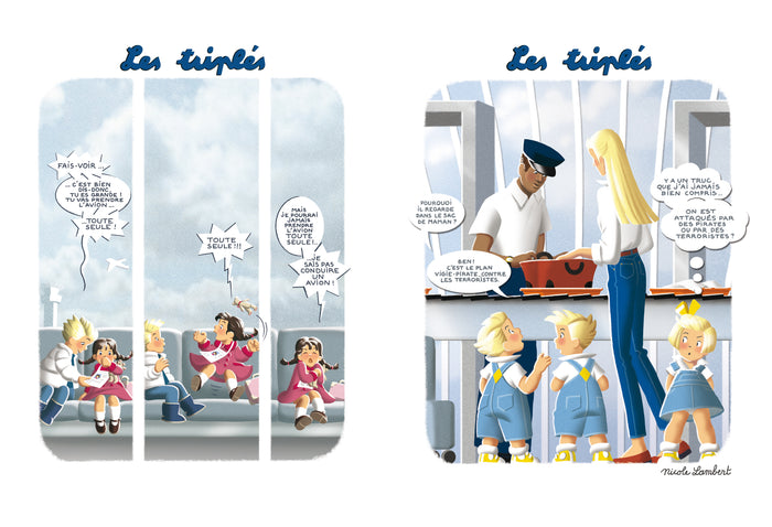 Les Triplés en voyage