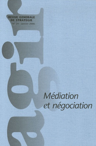 Médiation et négociation