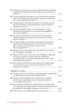 Etre propriétaire d'un équidé en 50 questions