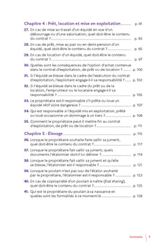 Etre propriétaire d'un équidé en 50 questions