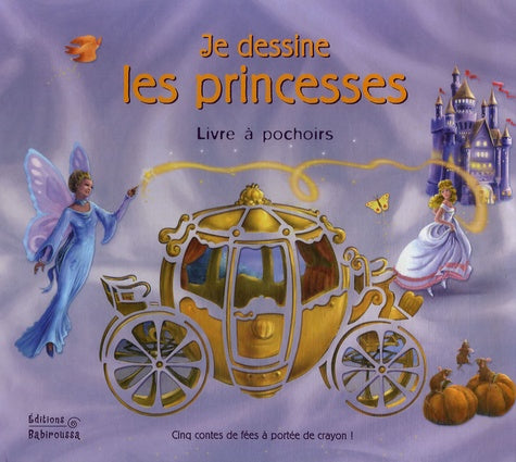 Je dessine les princesses: Livre à pochoirs