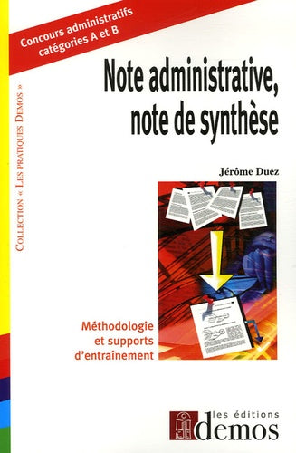 Note administrative, note de synthèse